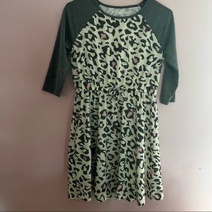 Leopard print dress